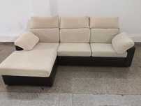 Sofa 3 lugares com chaise longue