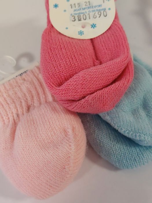 Rękawiczki niemowlęce 0-6 miesiecy