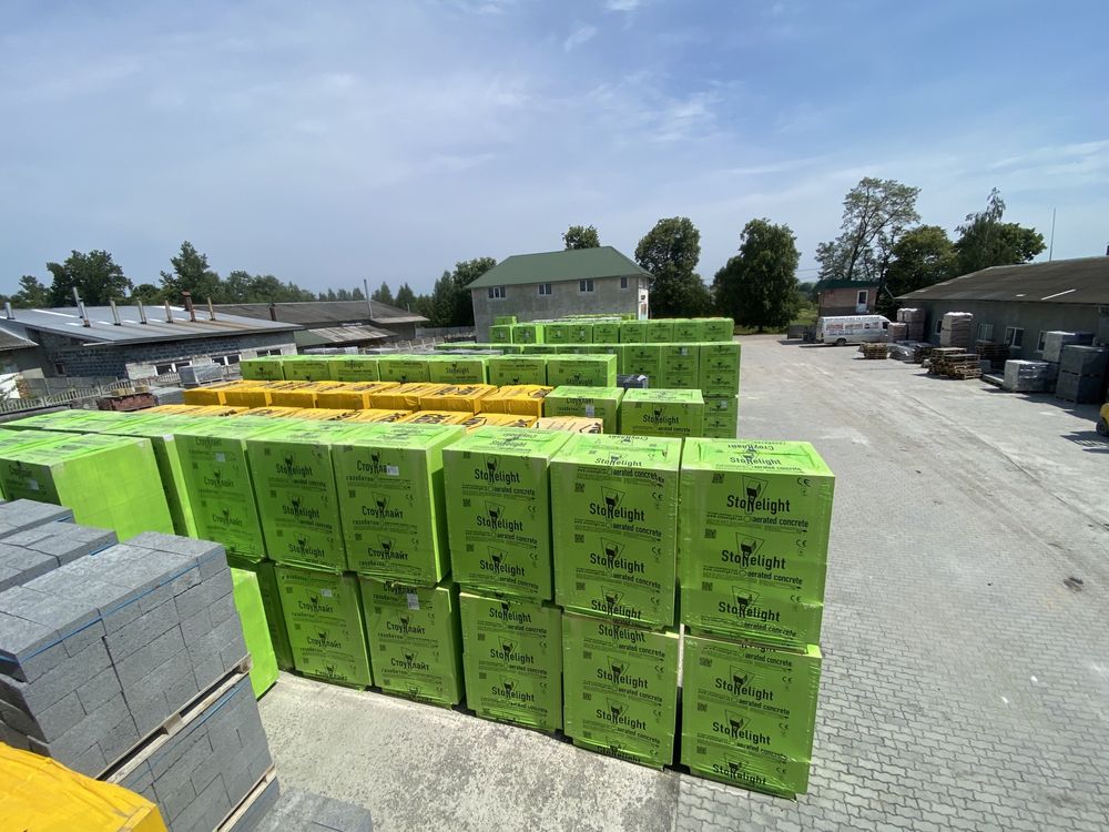 Газоблоки. Блоки Stоnelight та UDK. Газоблоки в Івано-Франківськ обл.