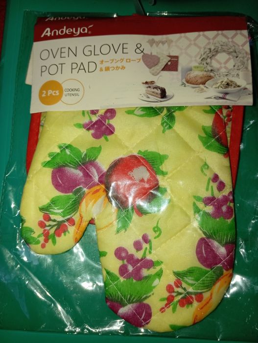 Rękawica i łapka , zestaw kuchenny