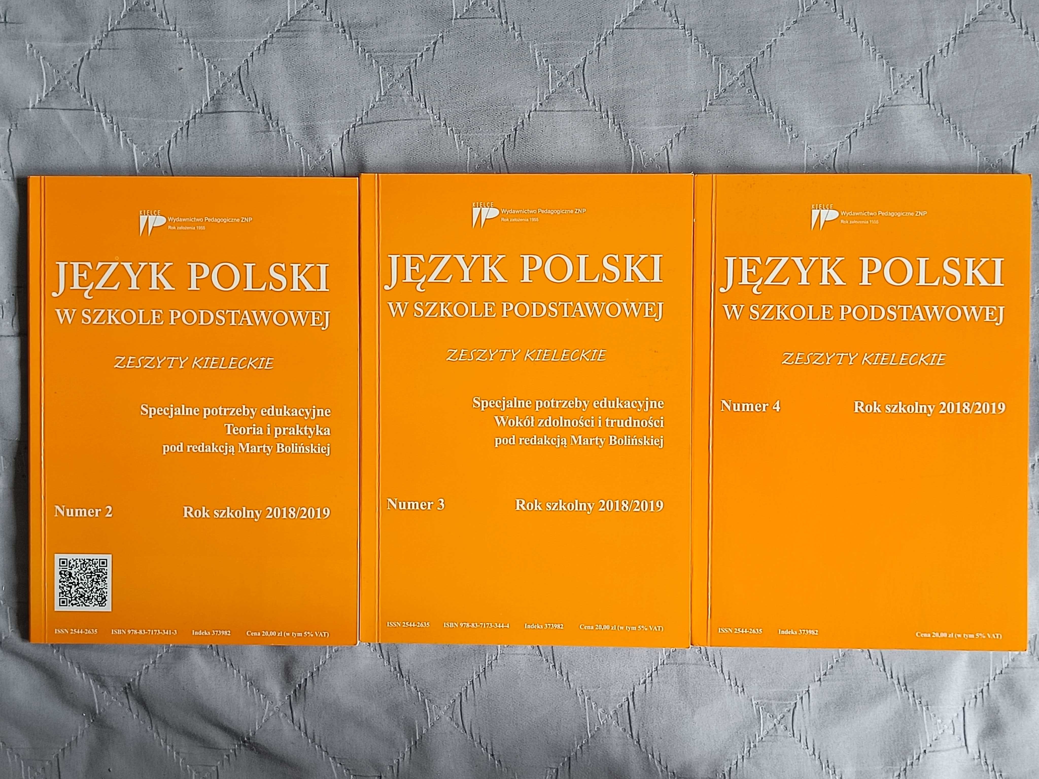 Język polski w szkole podstawowej, Zeszyty Kieleckie 2018/2019, 2 3 4