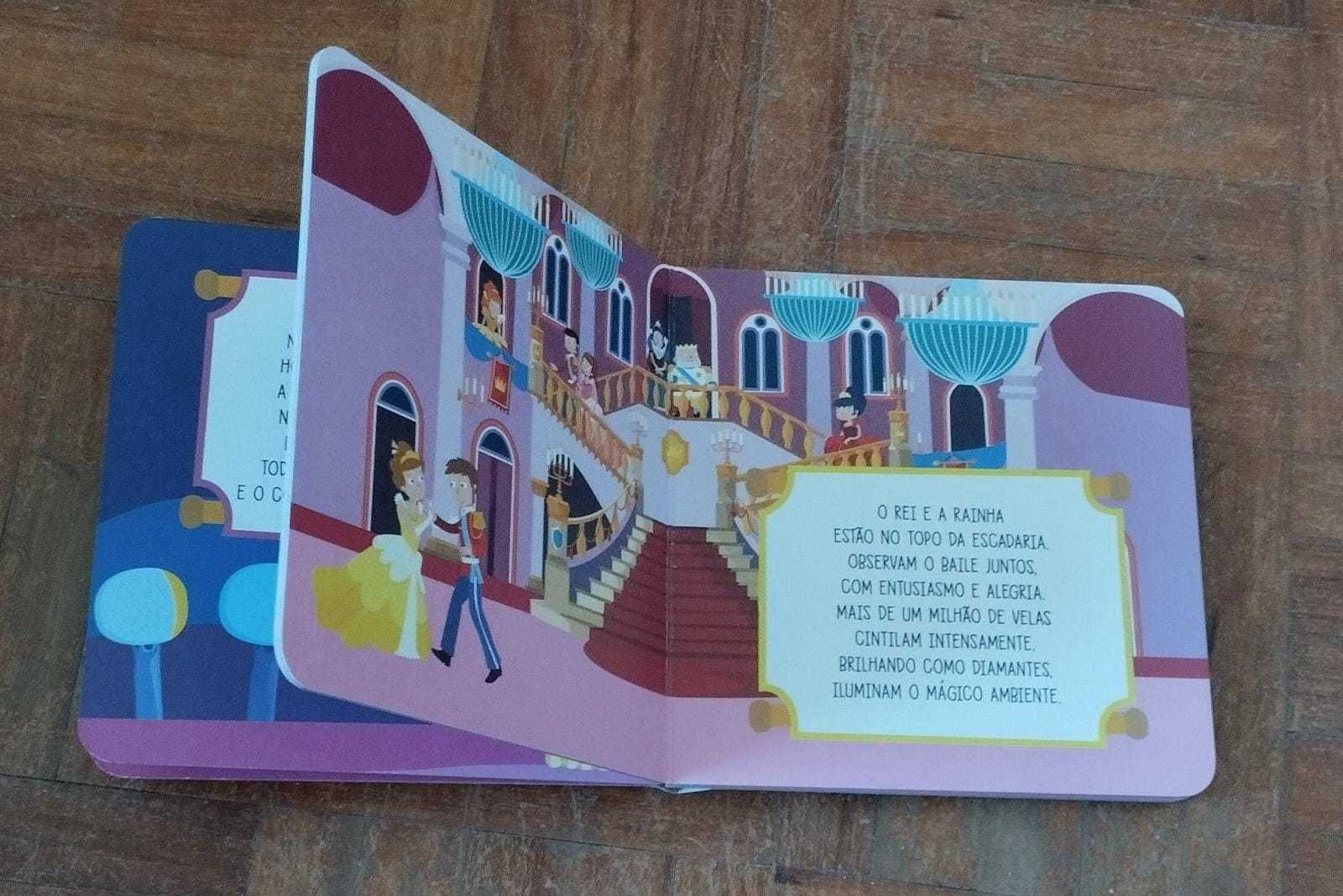 Puzzle + livro "O baile das princesas"