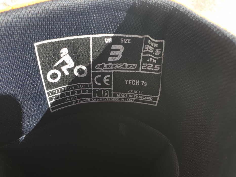 Alpinestars Tech7s rozm 35 cross , buty motocyklowe motocross