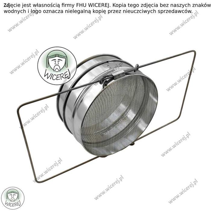 Sito do miodu płaskie podwójne śr.20cm filtr do miodu cedzidło na miód