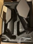 Par de espelhos retrovisores para moto — Novos, com kit de parafusos”