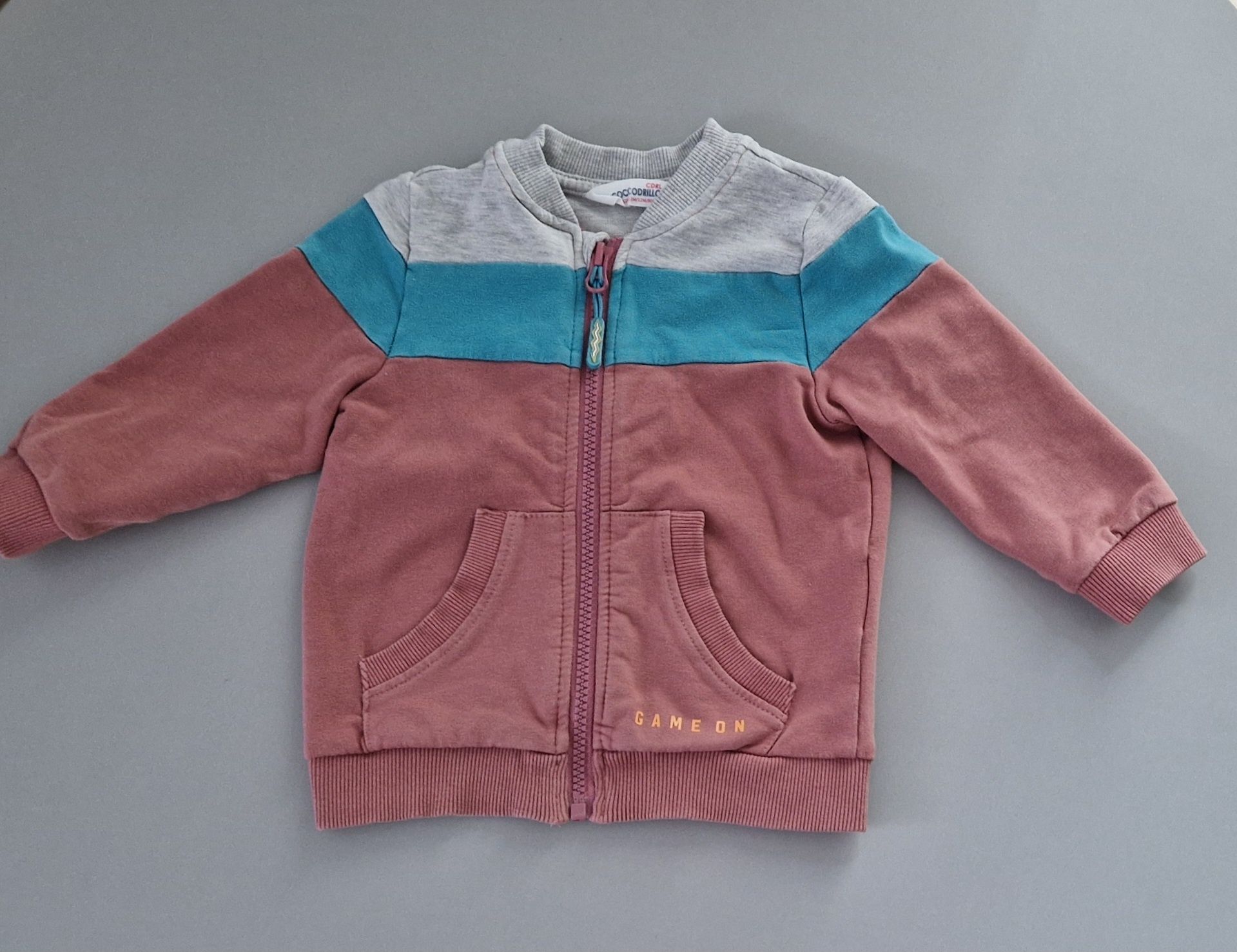 Bluza na suwak Coccodrillo roz. 80 Stan bdb
