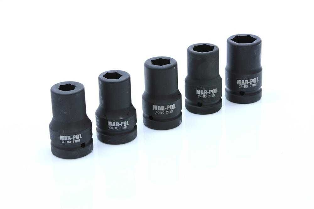 Ударные головки 17-41мм 1 дюйм (Набор из 10 насадок) M58261