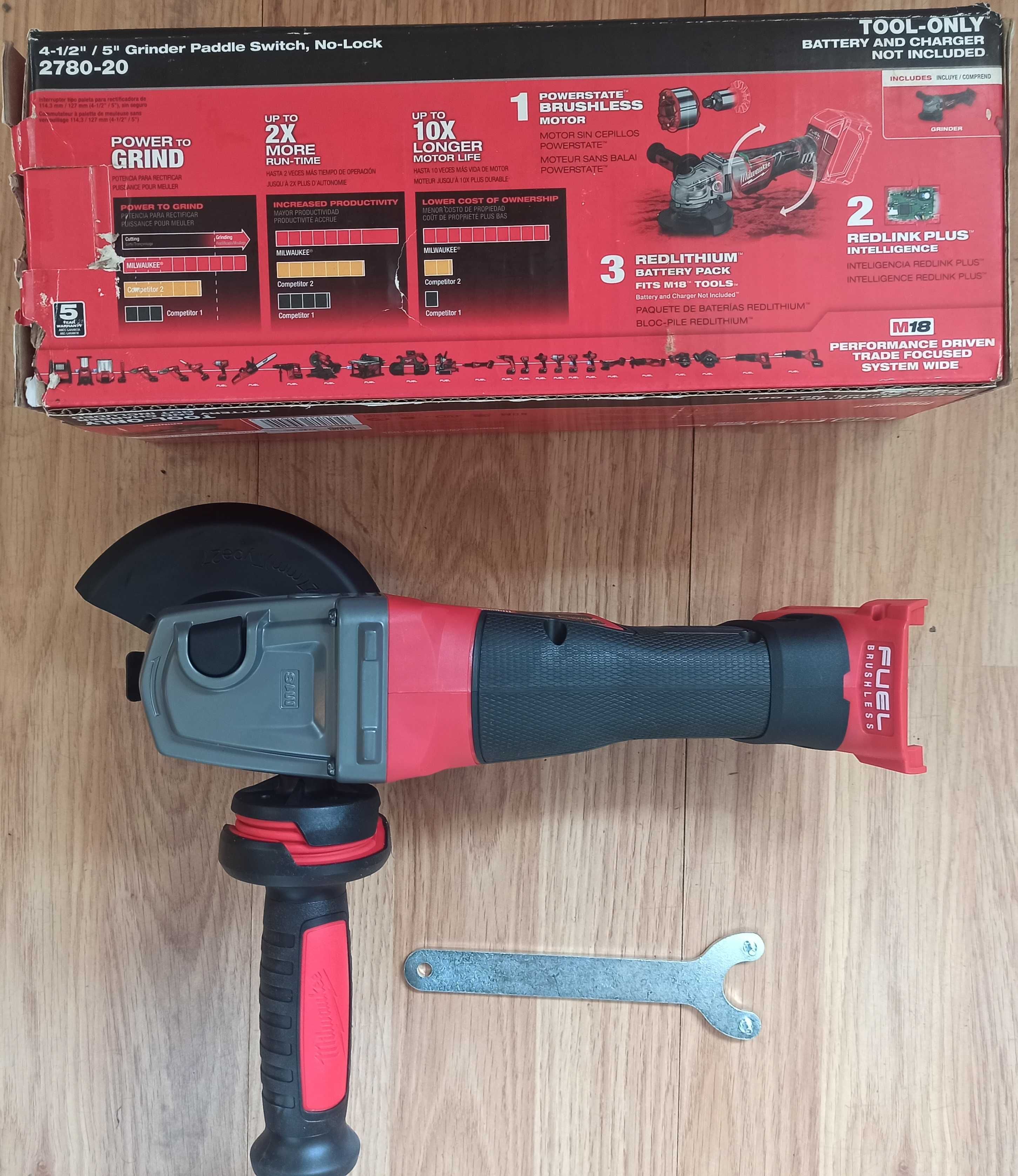 Szlifierka kątowa Milwaukee fuel M18 125MM