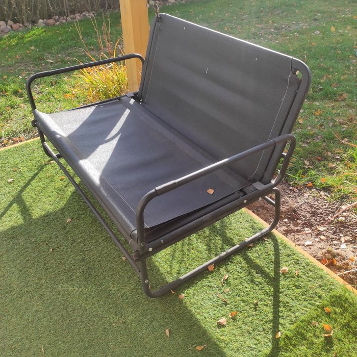 Sofa rozkładana szara ciemna