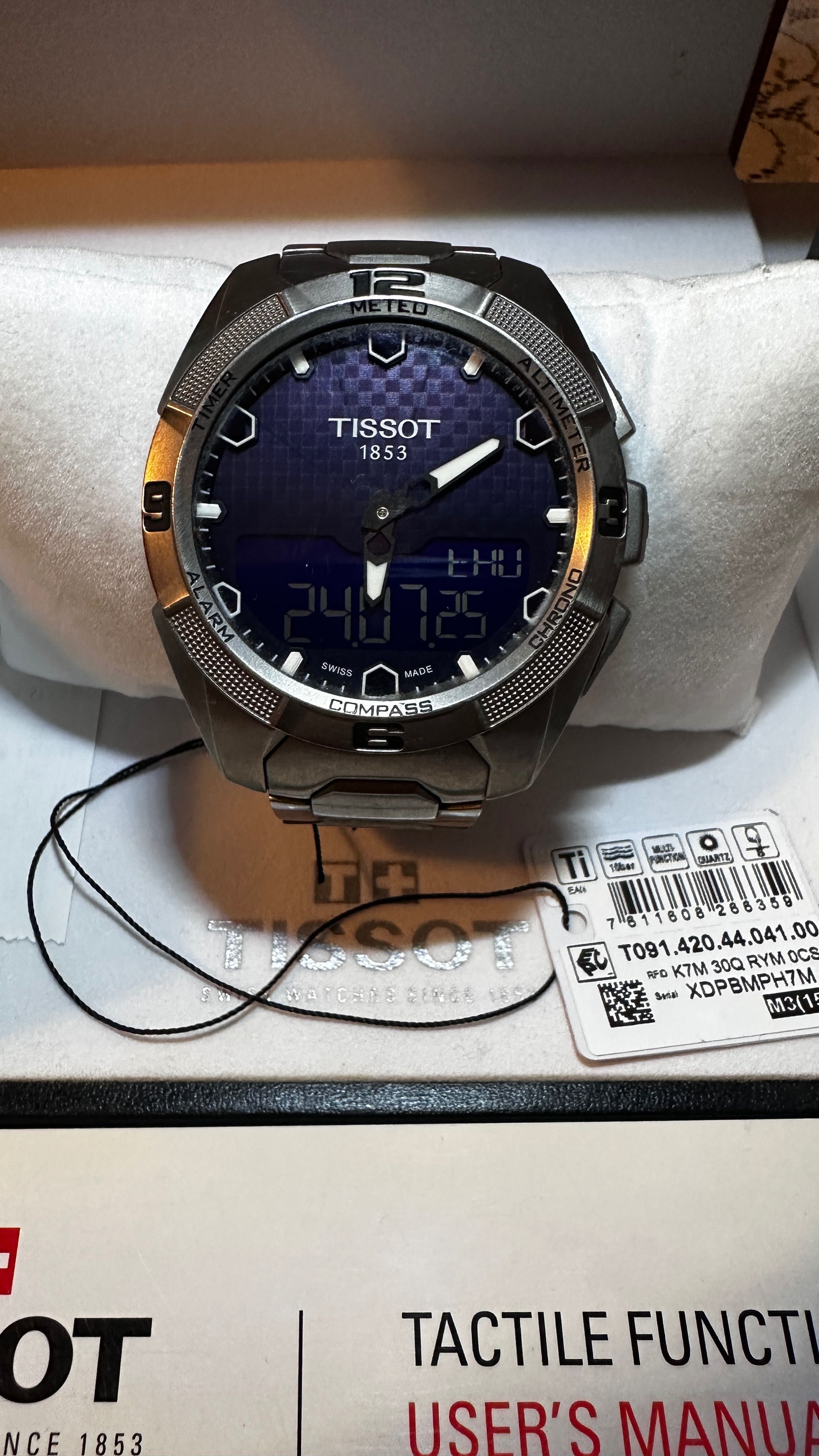 Zegarek TISSOT T-Touch Expert Solar Titanium T091.420.44.041.00