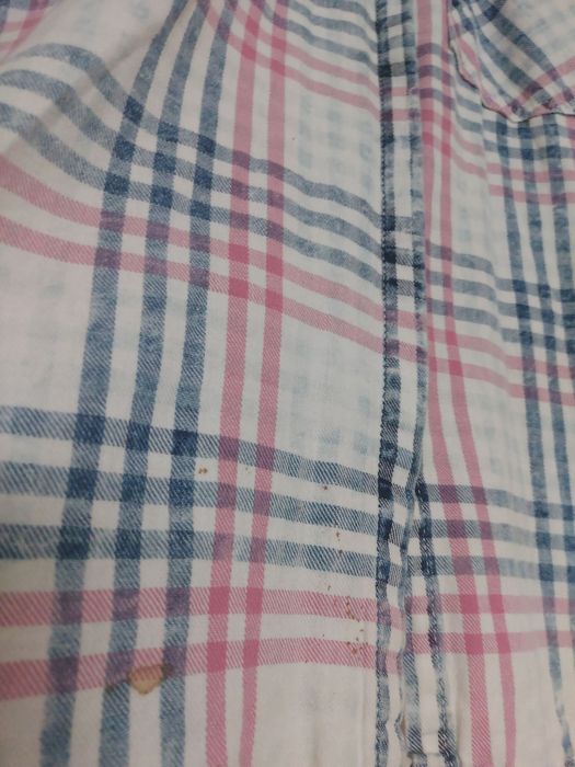 Koszula Reserved w kratę długi rękaw casualowy styl oversize'owy krój