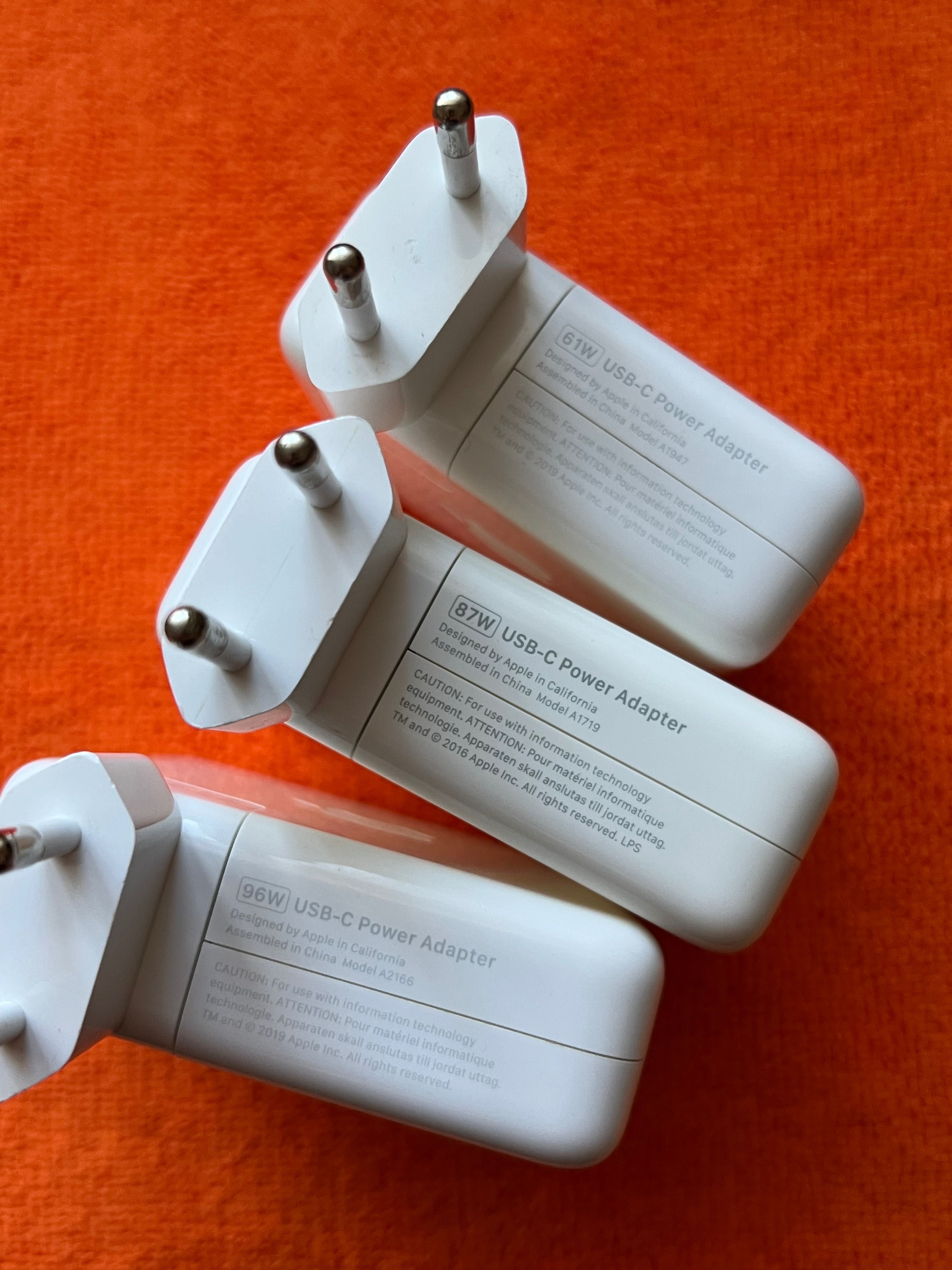 Оригінальні адаптери 29/61/87/96/140w USB-C Apple MacBook Pro