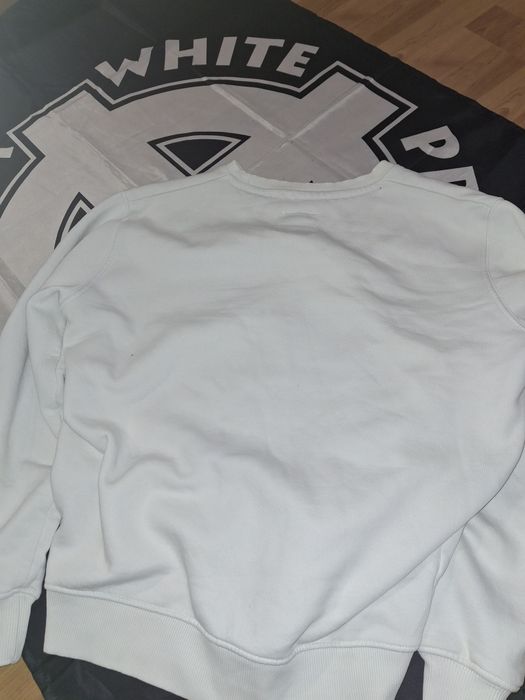Світшот Alpha industries в білому колорі