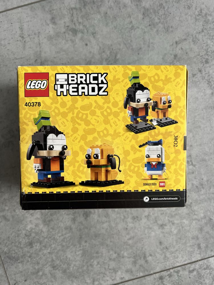 Lego 40378 BrickHeadz Pluto i Goofy Disney Nowe