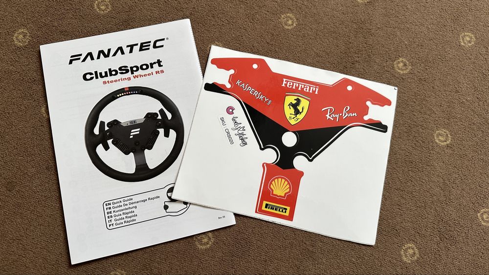 Fanatec ClubSport Steering Wheel RS – stan idealny