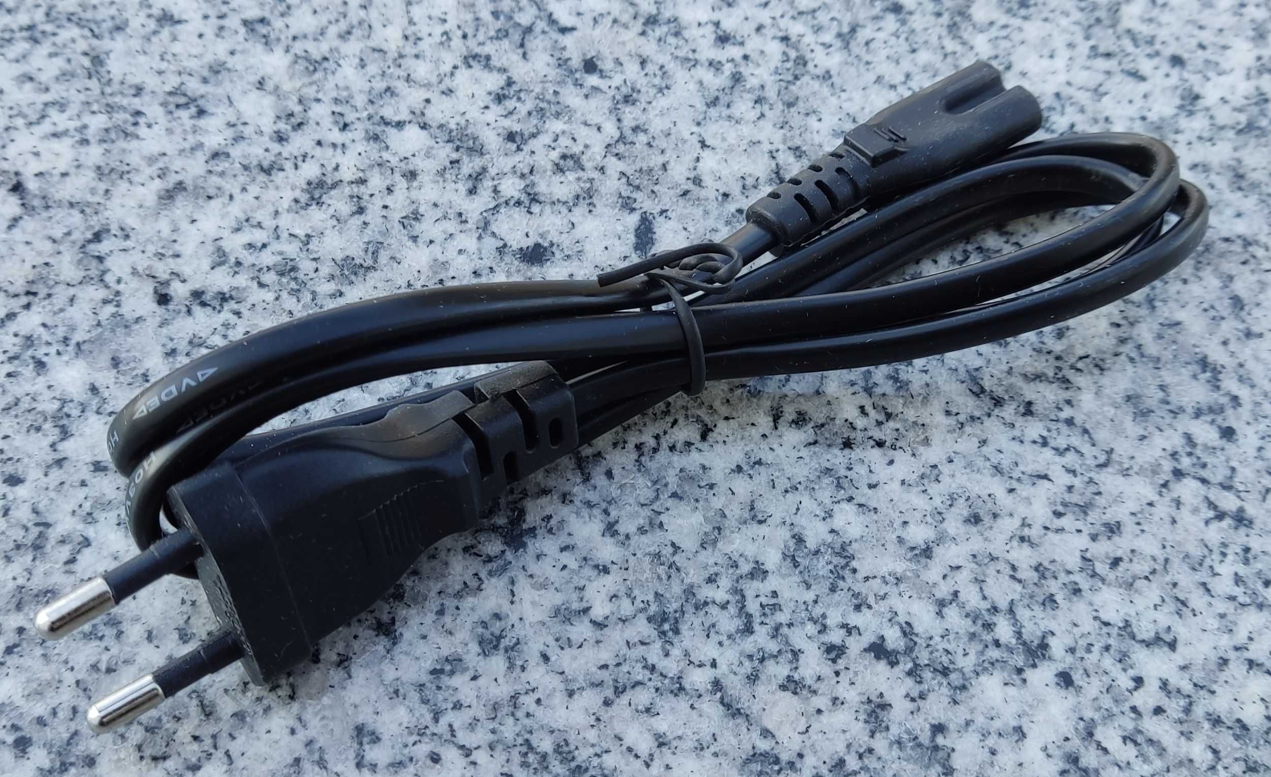 Kabel zasilający do zasilacza laptopa 2PIN PS4 PS3 PS2 XBOX RADIO 8