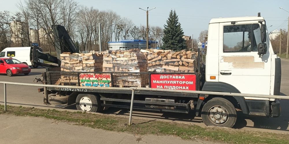 Продаж дров дубові дрова дуб дрова на піддонах