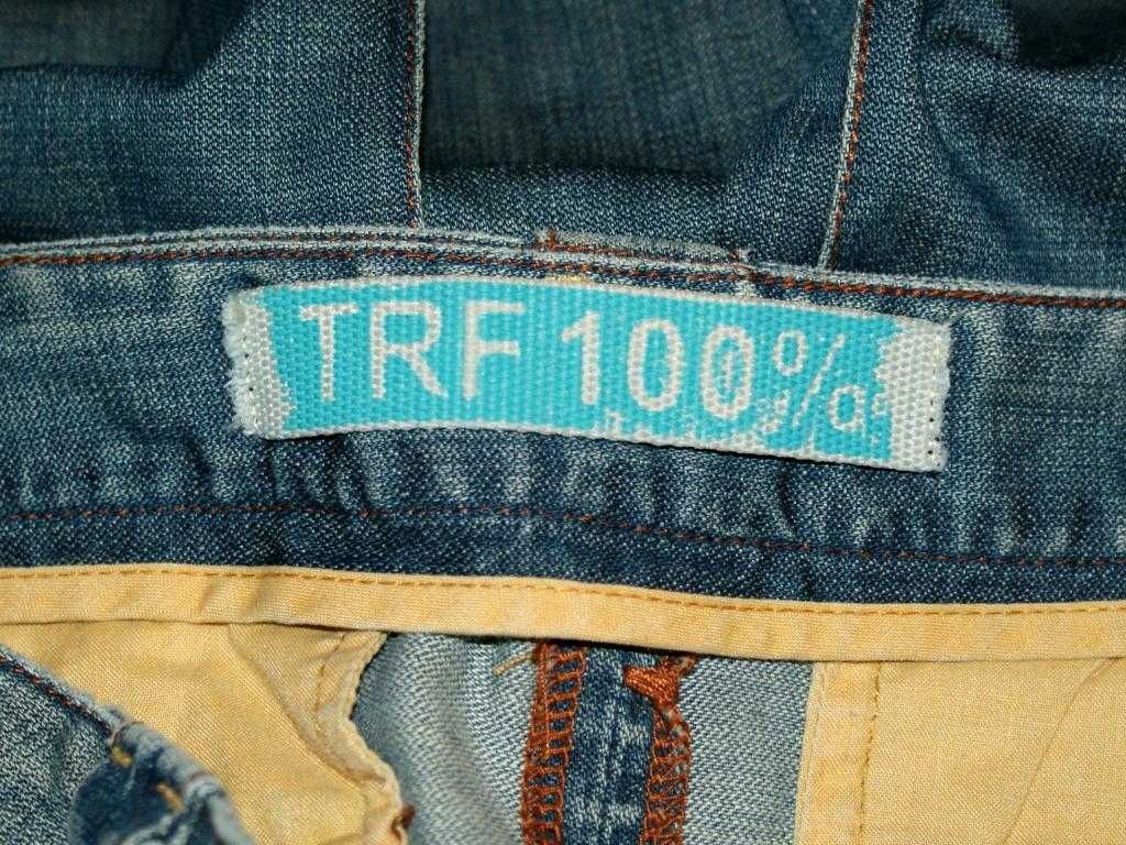 ZARA TRF jeansowa spódnica VINTAGE oldschool 40