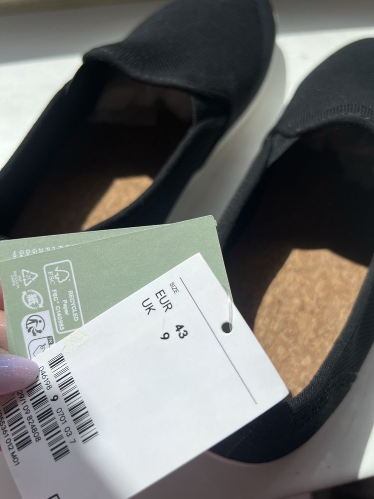 Мокасини H&M  43р.