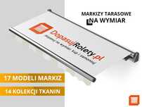 MARKIZA Tarasowa NA WYMIAR Markizy Zadaszenia Tarasowe Ogrodowe Ręczna