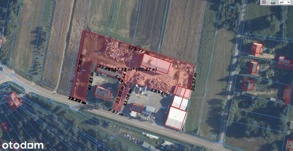 Nieruchomość pod handel, usługi, warsztat