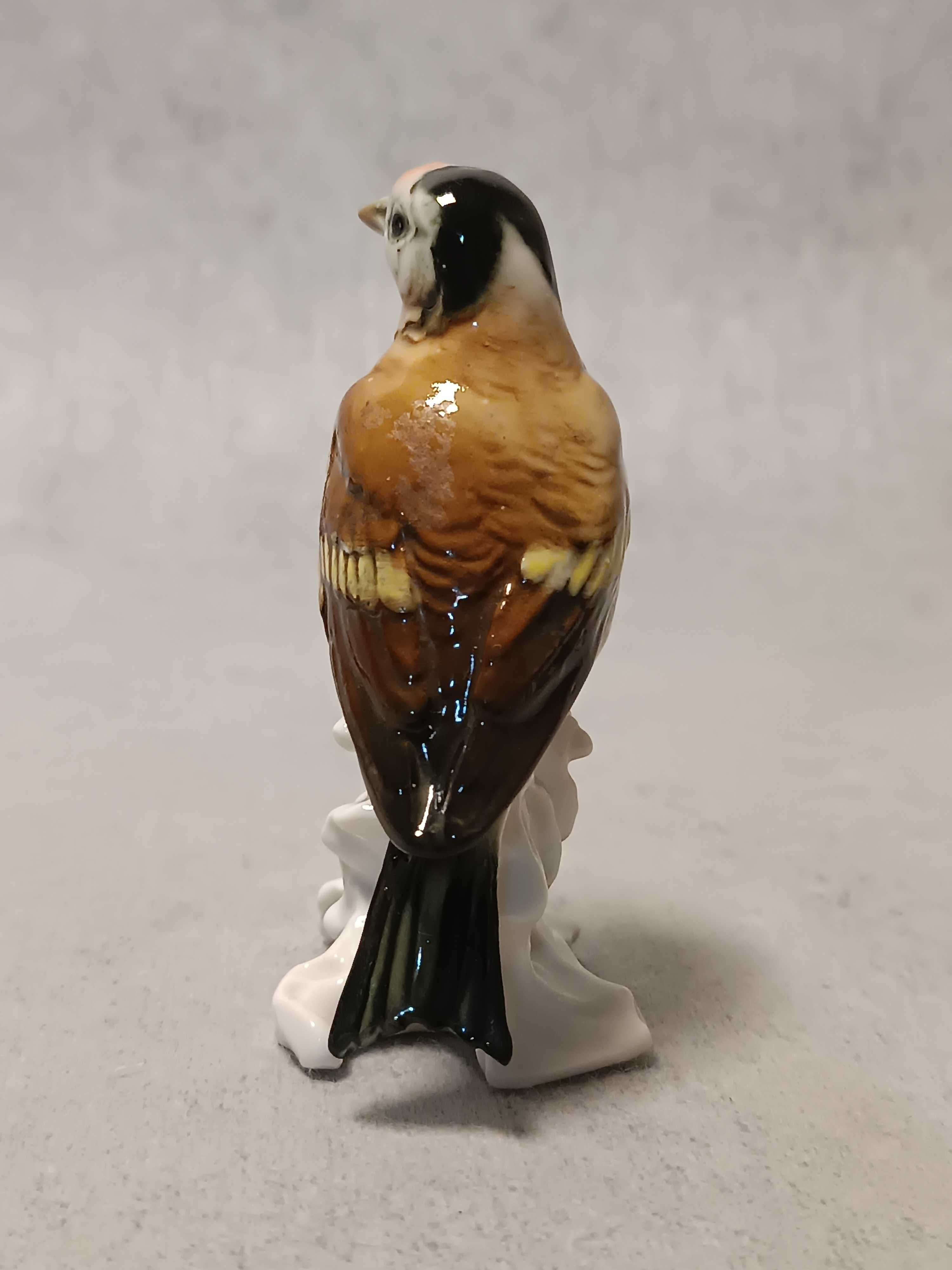 KARL ENS Porcelanowy Ptak Szczygieł VOLKSTEDT Niemcy