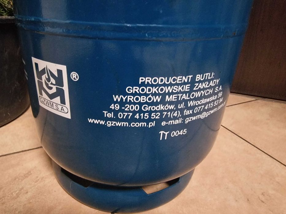 NOWA Butla gazowa 11 kg GZWM – nabita pełna