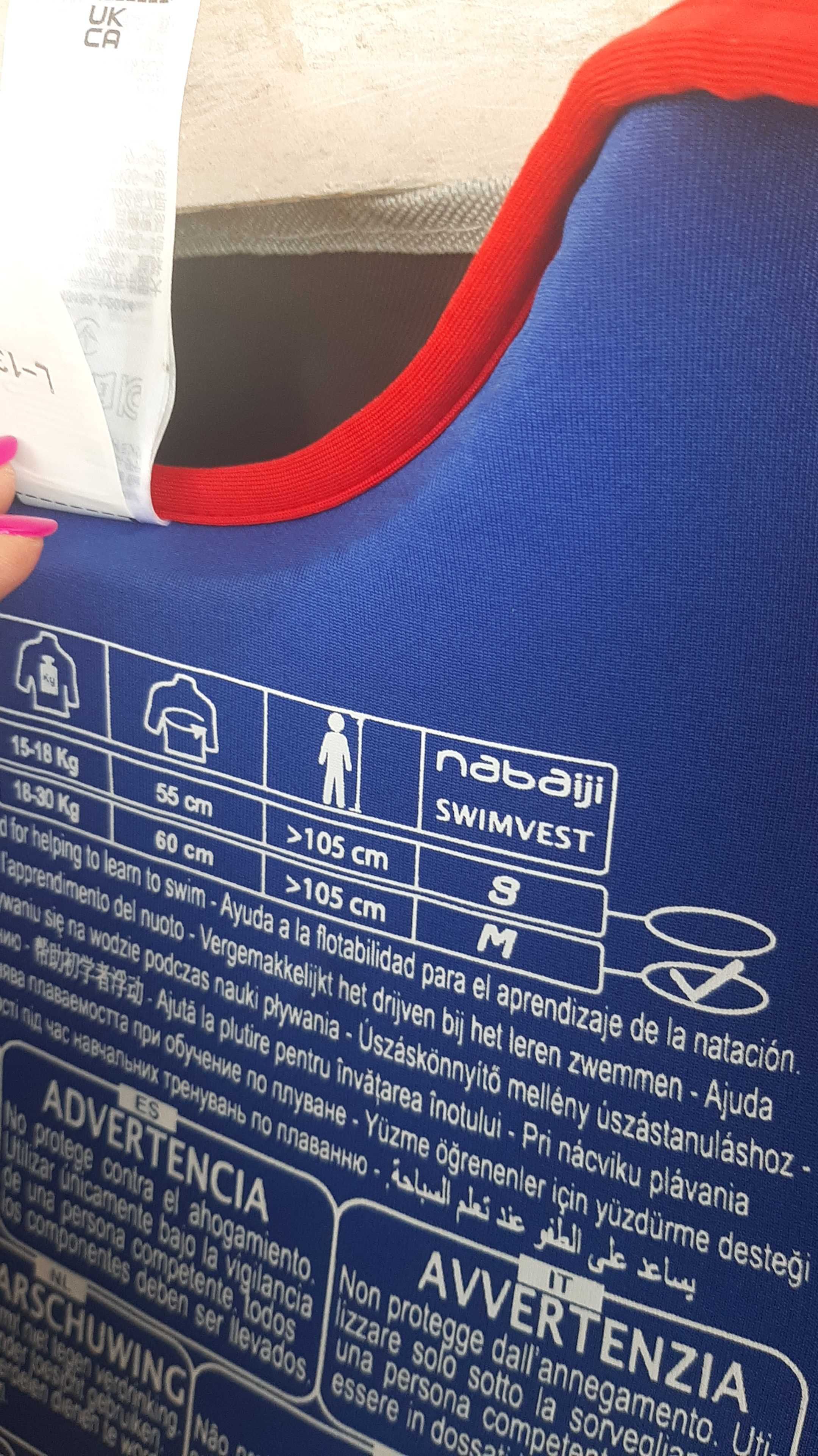 Colete piscina infantil