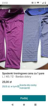 Leginsy L sportowe