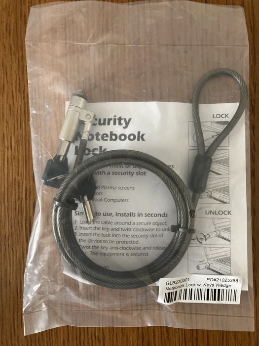 Zabezpieczenie do laptopa kłódka