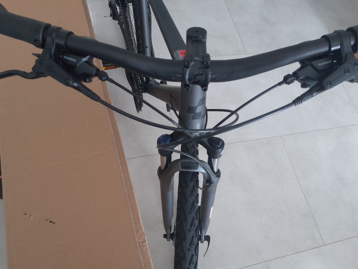 Nowy Cube Nature ON.1 S/50,M/54,L/58 i XL/62cm ,28" graphite'n'black ,