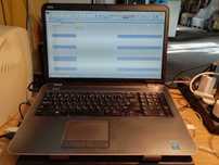 Torba i laptop Dell Intel i7 Word Excel Window klawiatura podświetlana