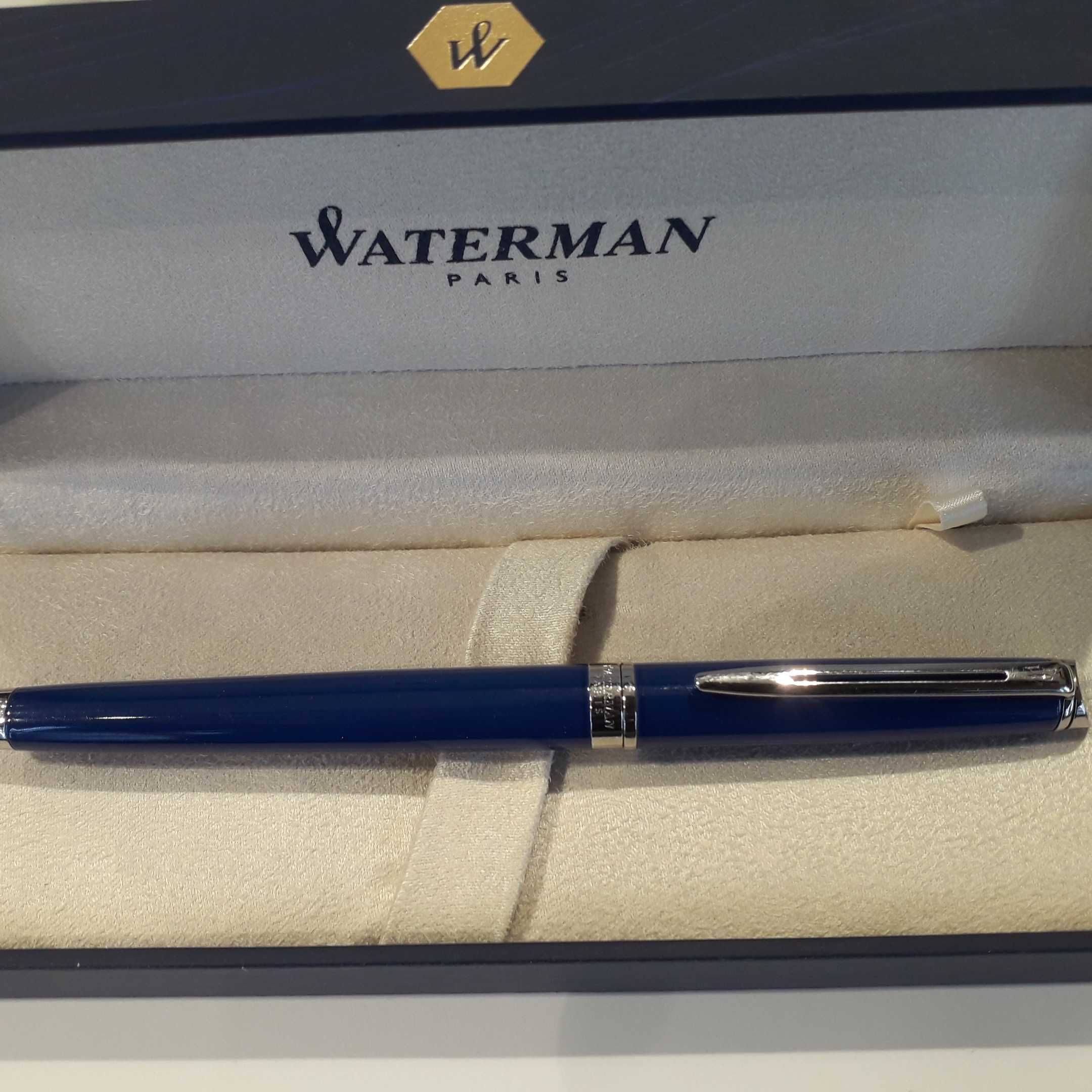 Waterman Pióro Wieczne Hémisphère laka niebieski CT "F"