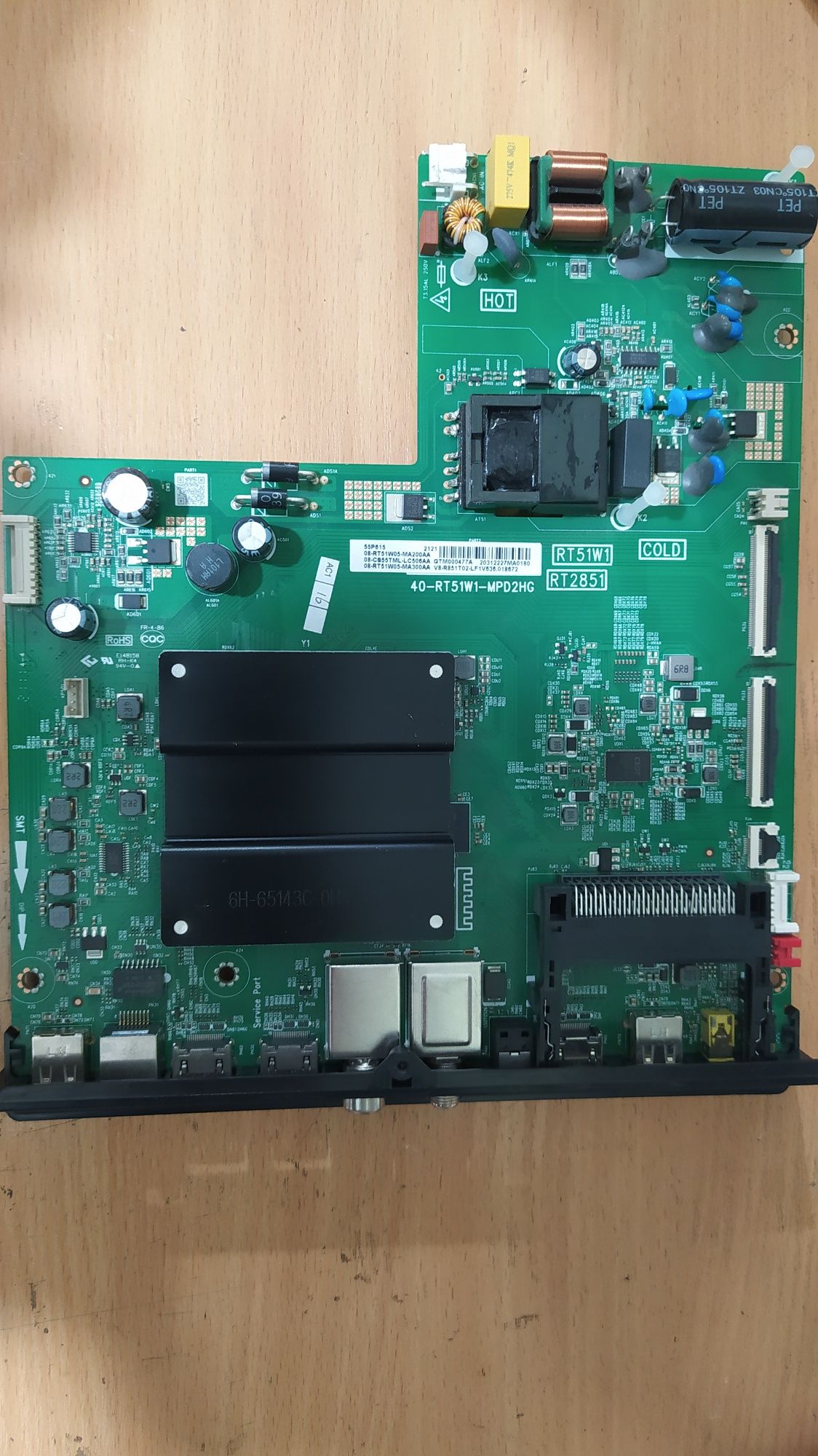 Плата main ТВ TCL 55p615