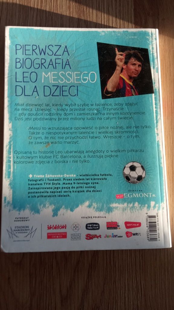 Książka Pierwsza biografia Leo Messiego dla dzieci
