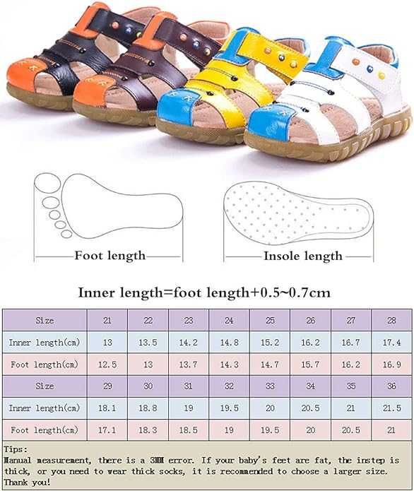Nowe dziecięce buty skórzane / sandały / sandałki Oxford / R-32 !3220!