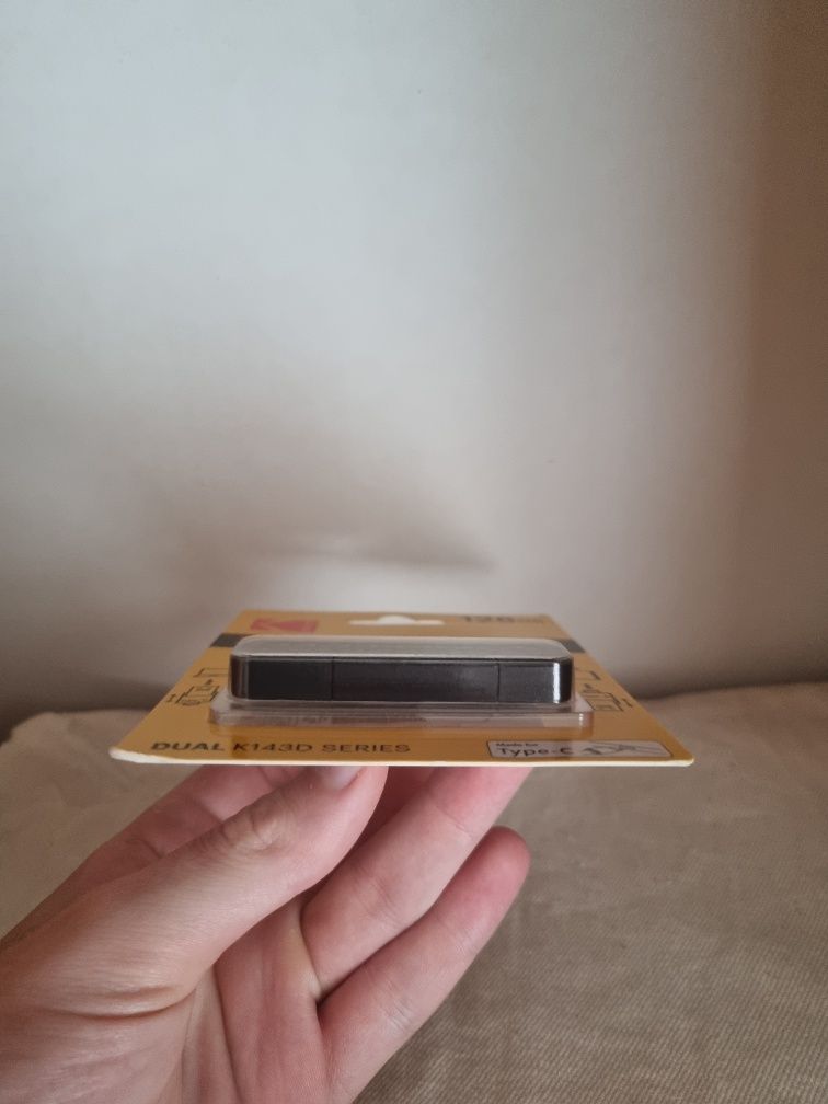 Накопичувач 128 gb Kodak K273 Флешка 2 в 1 USB 3.2 + Type-C OTG