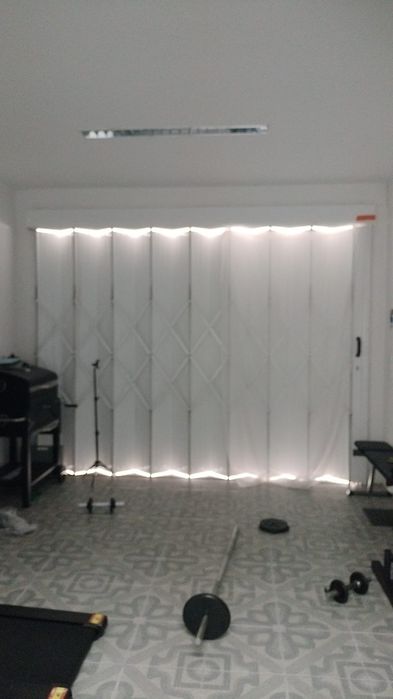 Portão de fole garagem
