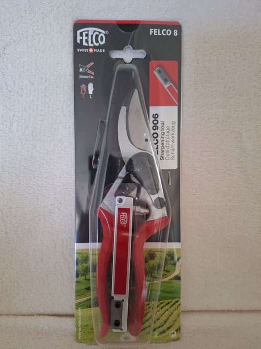 Sekator Felco 8 plus Felco 906 Osełka do ostrzenia i regulacji