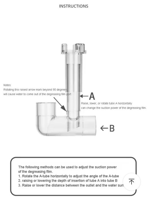 Skimmer do akwarium 16mm. Nowy