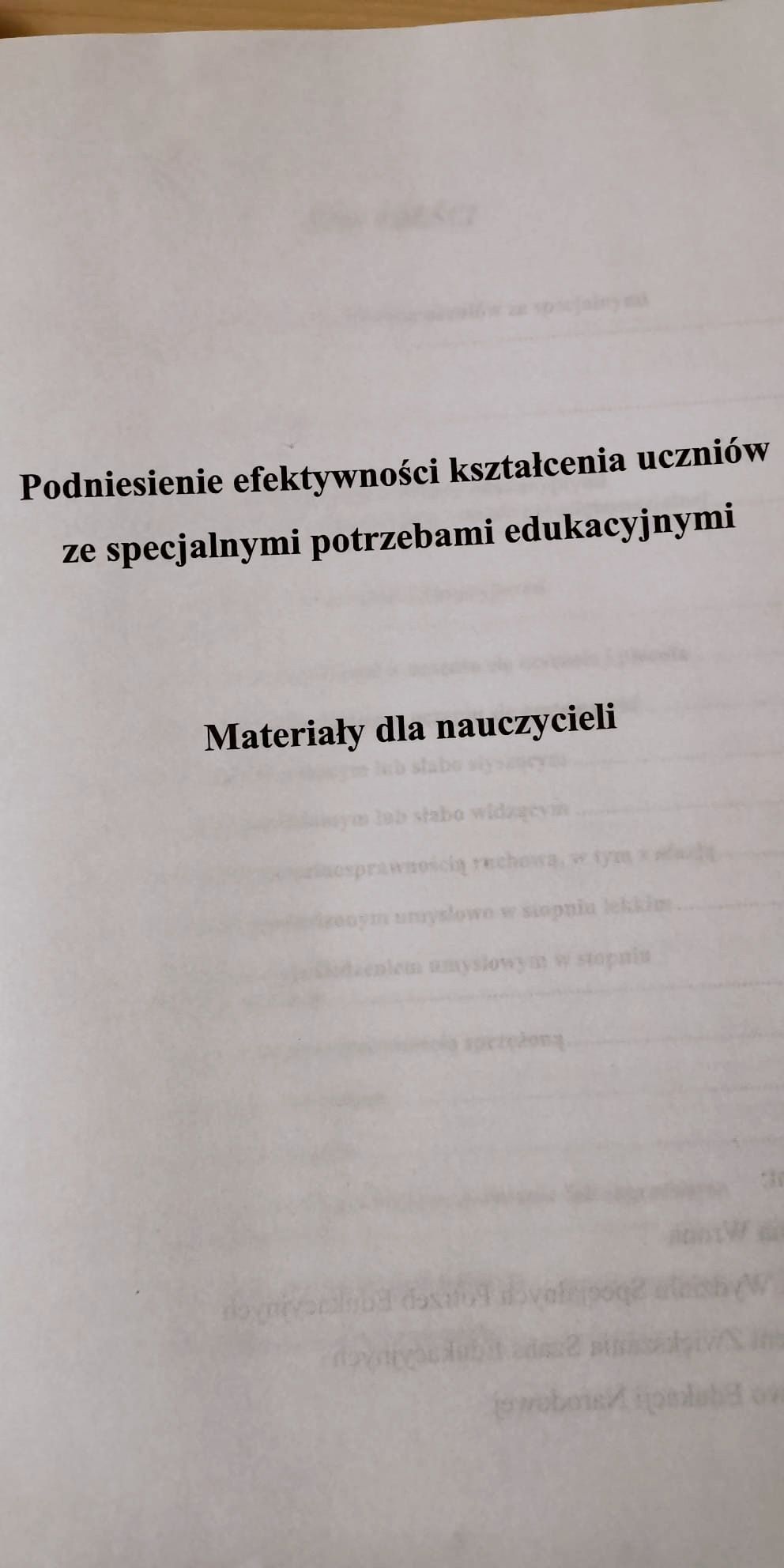 Książka Materiał Dla Nauczycieli