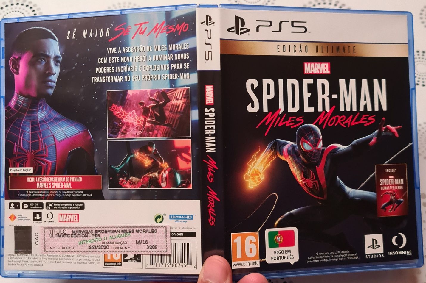 Spiderman Miles Morales Edição Ultimate PS5