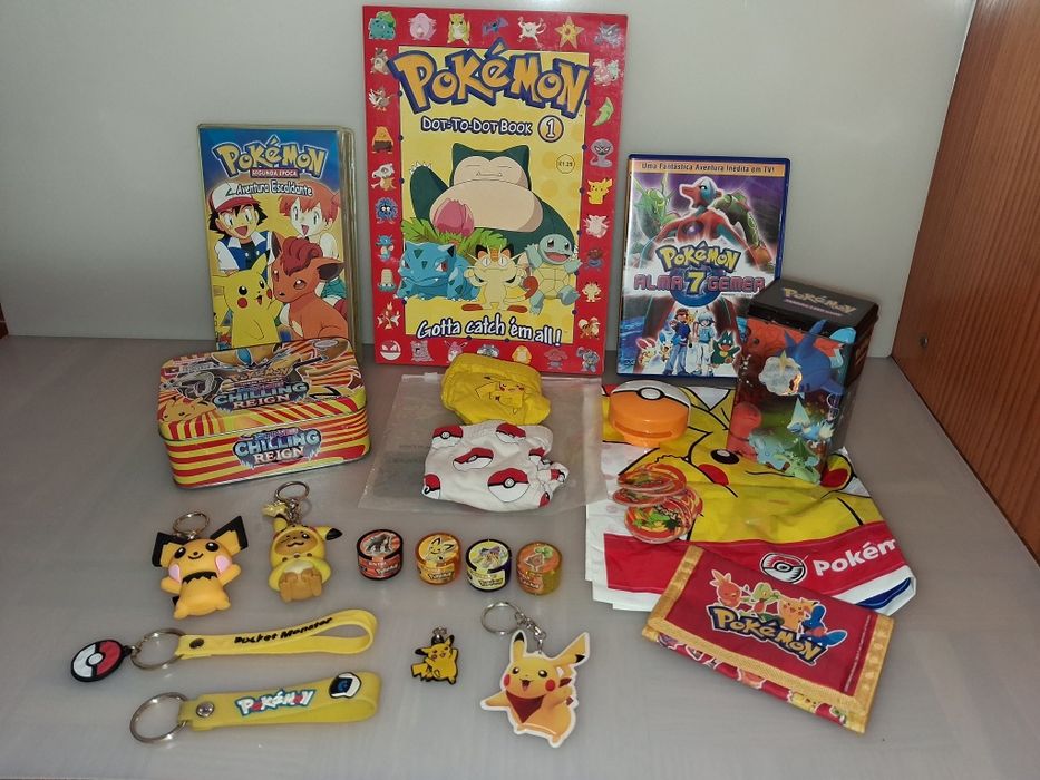 Conjunto de Artigos do Pokémon