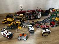 Wielki zestaw lego pociąg + city