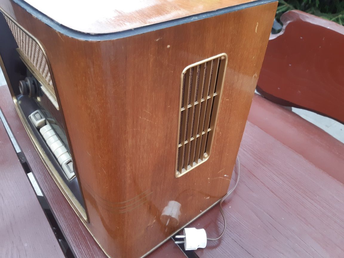 Stare lampowe radio Nord Mende Fidelio 56.