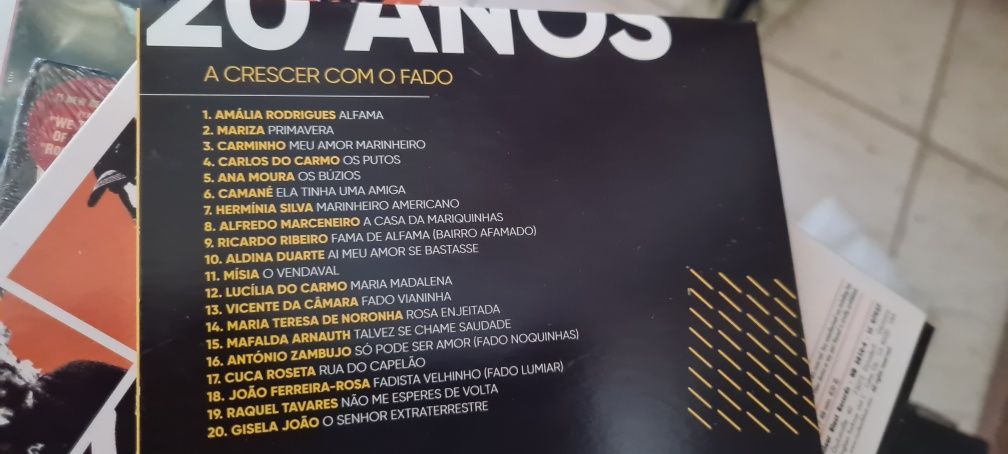 Cd fado 20 anos a crescer com o fado