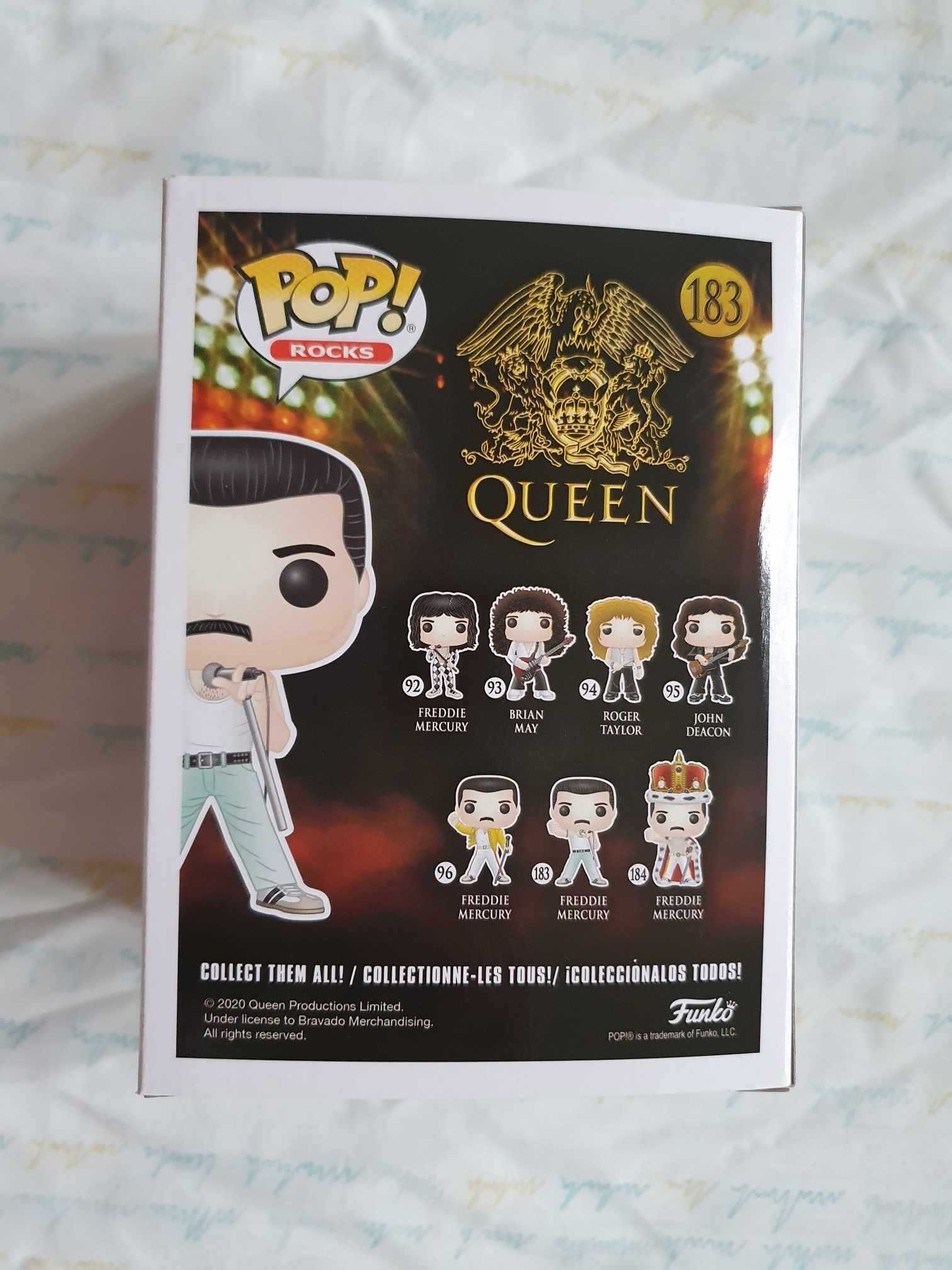 Funko Pop Rocks 183 Queen Freddie Mercury Live Aid