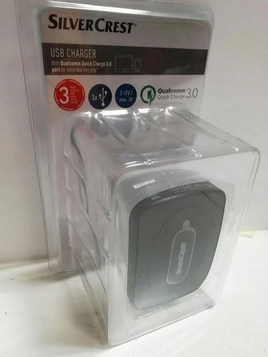 Nowa Szybka Ładowarka SILVERCREST USB Quick Charge 3.0 A1