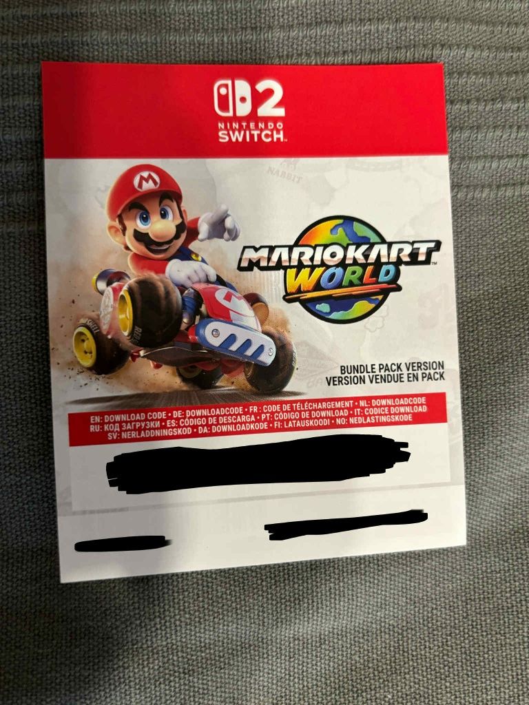 Mario Kart World - nowy kod