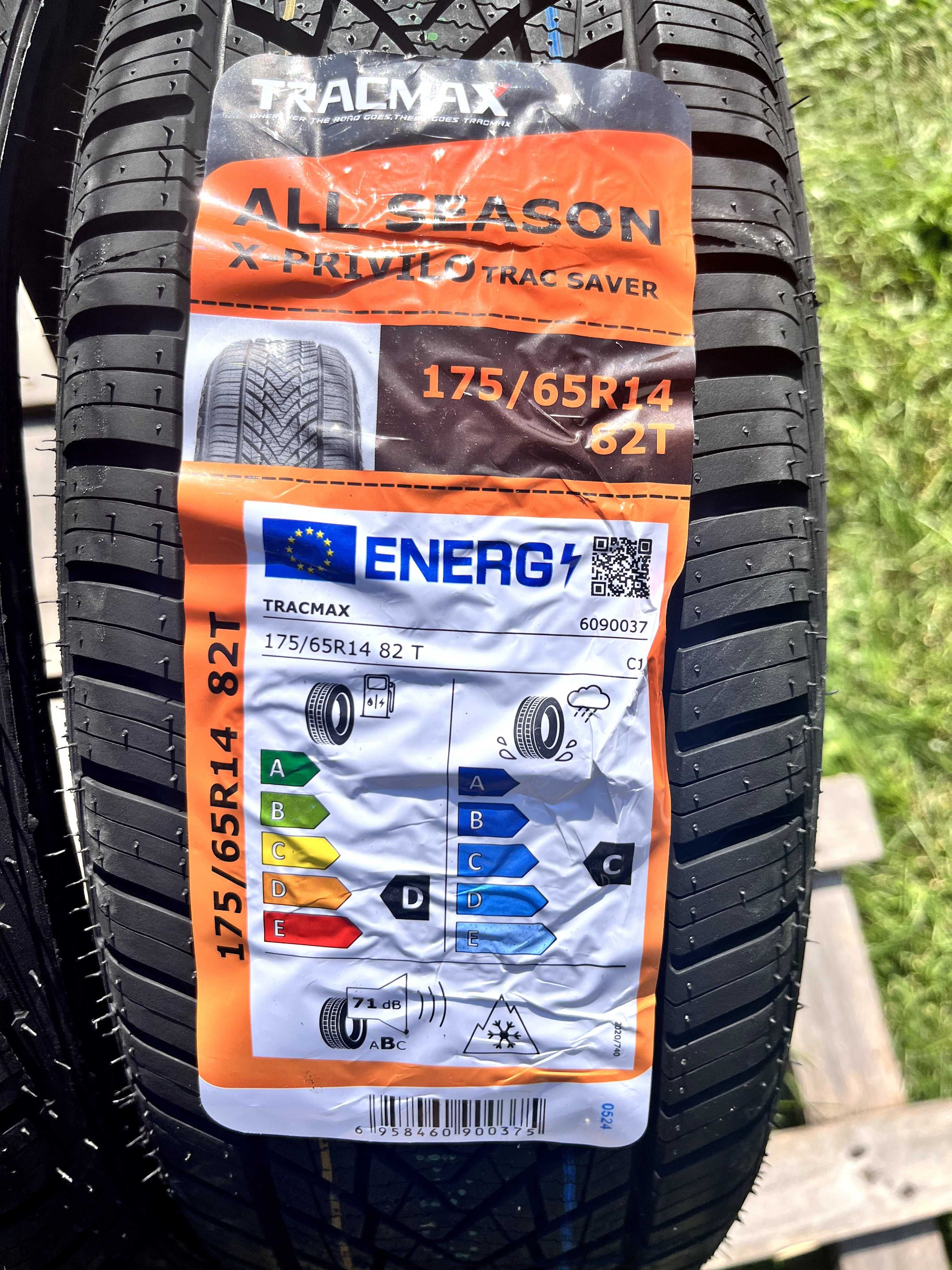 Okazja opony całoroczne 175/65R14 Tracmax ALL SEASON TRAC SAVER 2024r.
